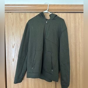 Lululemon green full zip sweatshirt